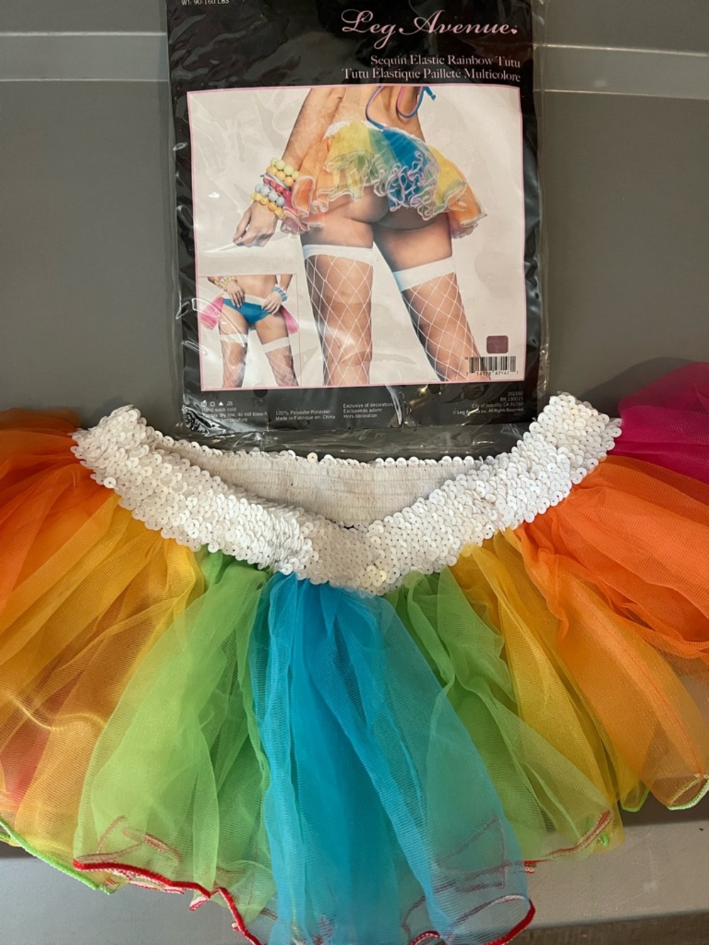 Sequin Rainbow tutu women ❤️ - Picture 5 of 5